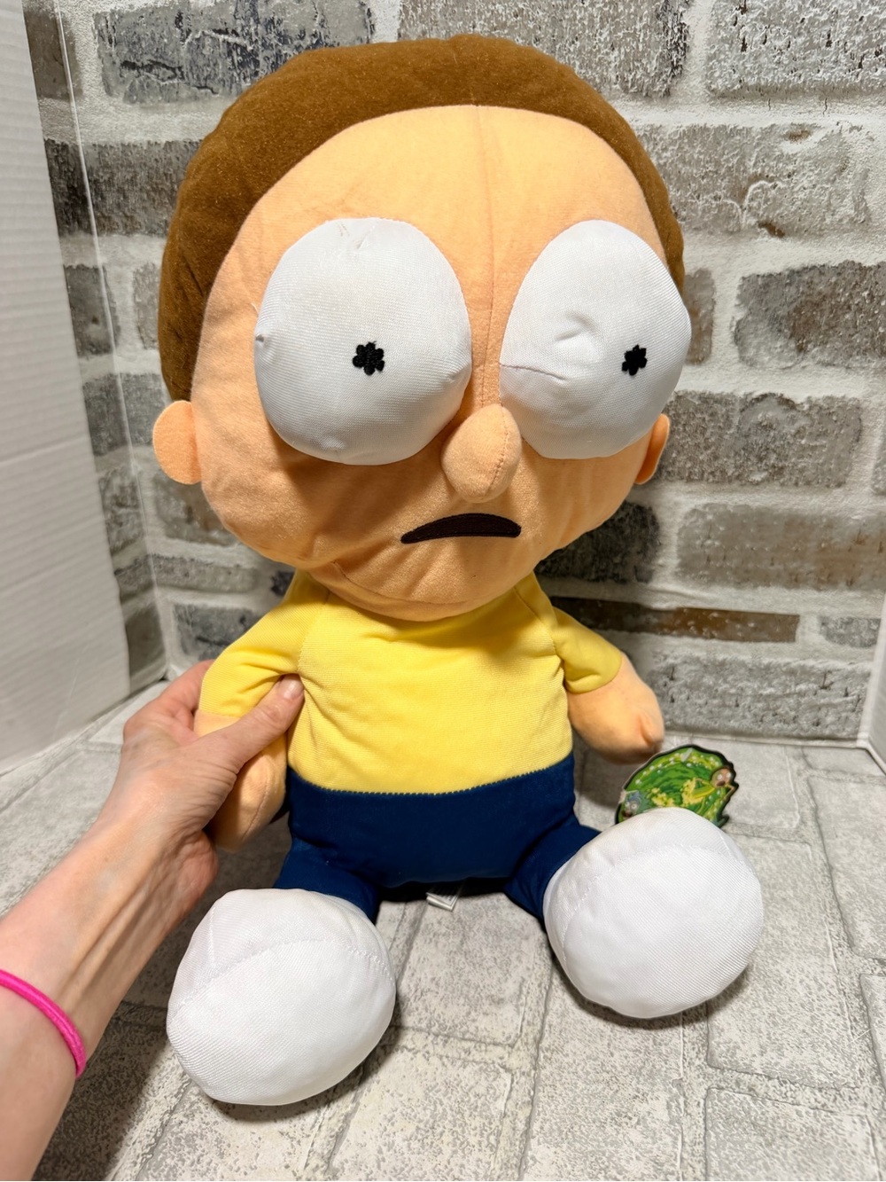 Toy Factory / Adult Swim - Rick And Morty - MORTY 20" Plush Doll w/ Tags!